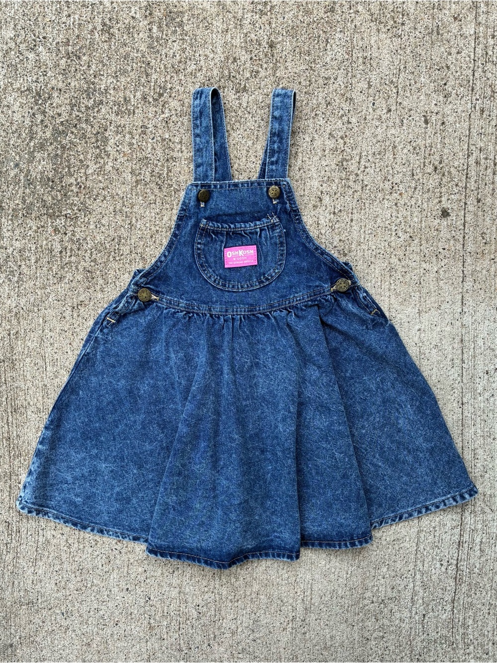 Vintage OshKosh B'gosh Vestbak Denim Jumper Dress